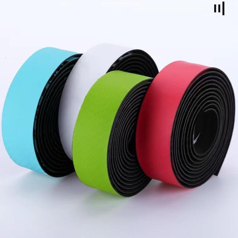 1Pair Anti-Vibration Bike Handlebar Tape Non-Slip Pu Eva Bicycle Handle Bar Tape Soft Skin-Friendly Road Bike Handlebar Tape