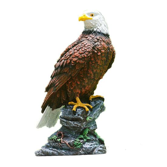 Garden Resin Eagle Statue  Outdoor Standing Eagle Sculpture A