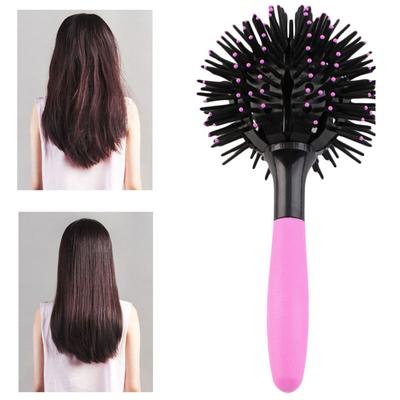 3D Kuaförlük Japon ve Kore Küresel Kıvırcık Saç Hava Şekilli Sekiz Pençe Küresel 3D Masaj Tarağı