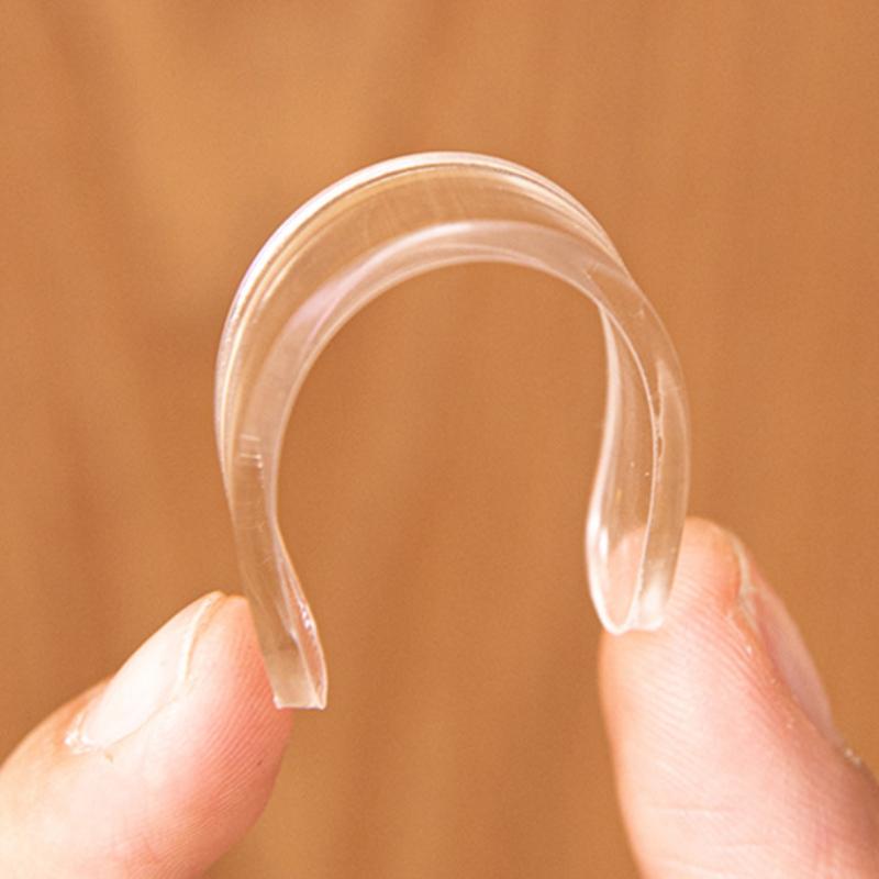 

10 шт. Бытовая прозрачная противоударная уплотнительная лента, прозрачная бесшумная лента, бесшовная мягкая резиновая противоударная наклейка на дверь