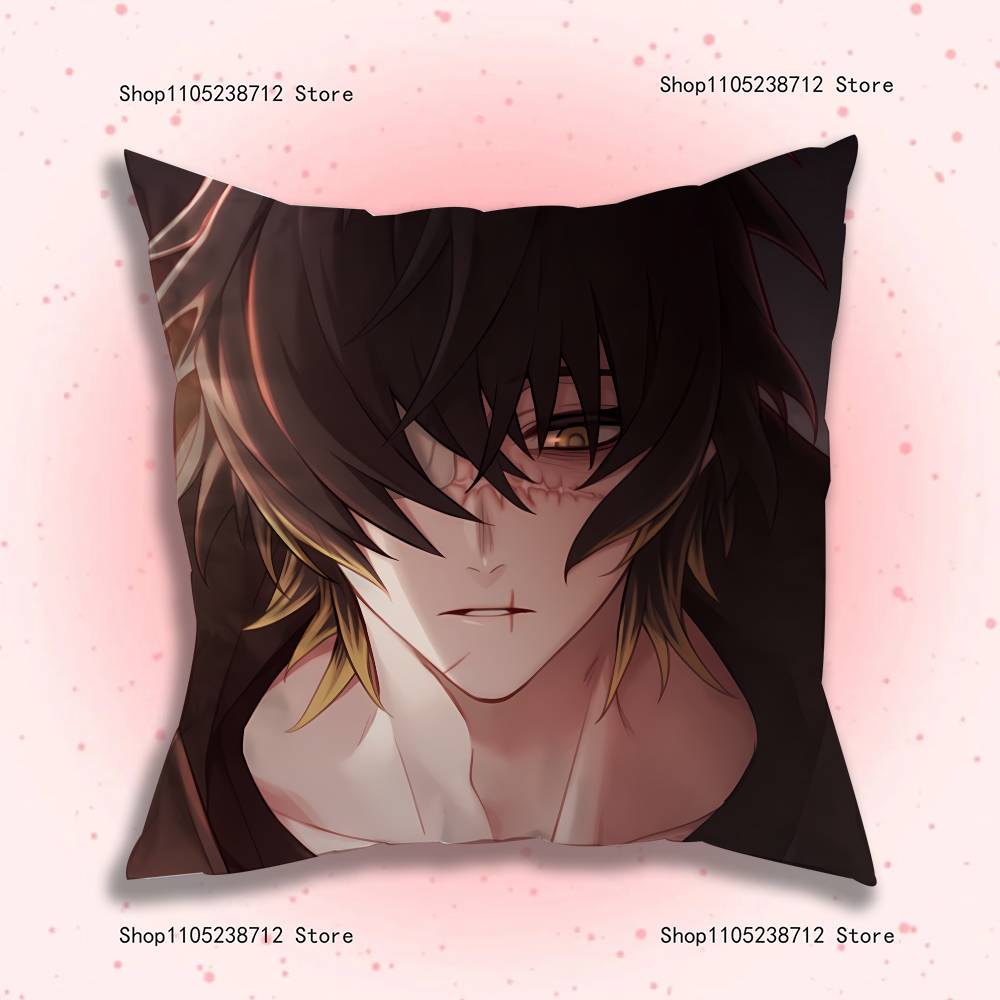 

Towa S-Slow D-Damage Pillow Covers Cartoon Sofa Decorative Home Double-sided Printing Short Plush Cute Cushion Cover 12x12Inch