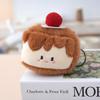 Cartoon Food Plush Keychain With Pp Cotton Filling For Kids Room Decor