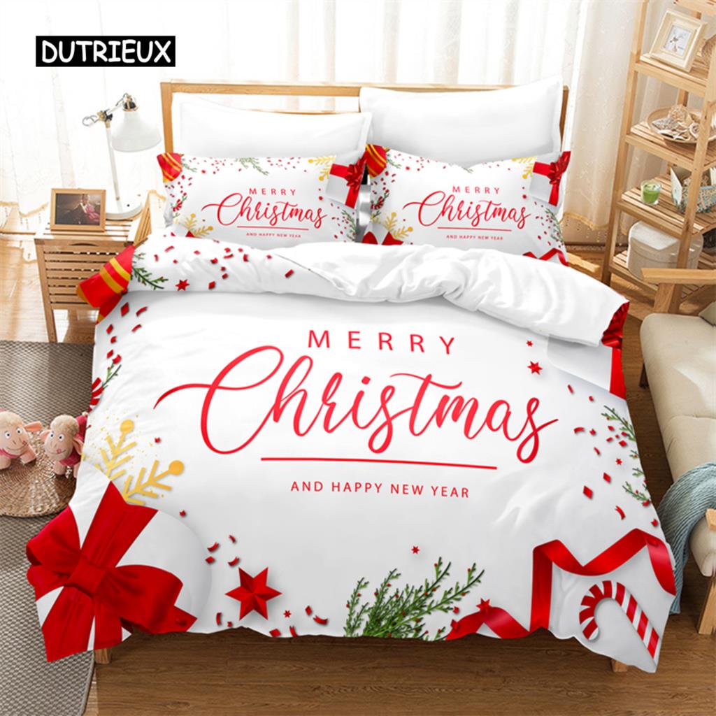 Christmas  Bedding Set Duvet Cover Set 3d Bedding Digital Printing Bed Linen Queen Size Bedding Set Fashion Design