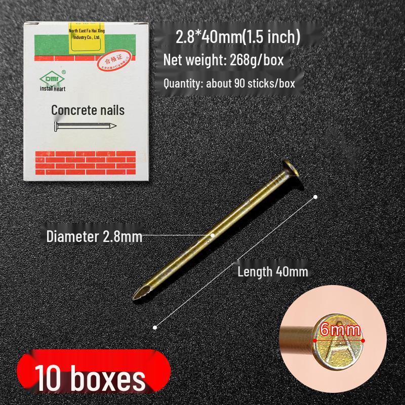 Long Cement Steel and Iron Nails for Wall and Woodworking
