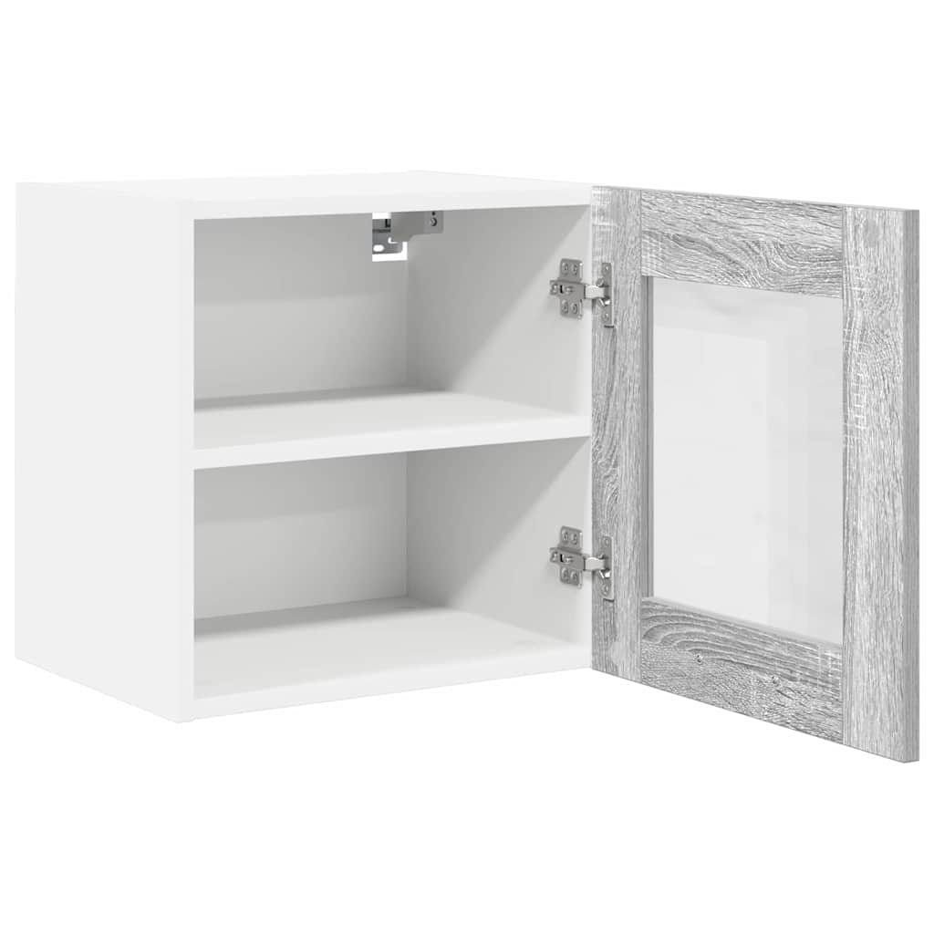 Hanging Cabinet 2 pcs Grey Sonoma 40 x 31 x 40 cm Particleboard
