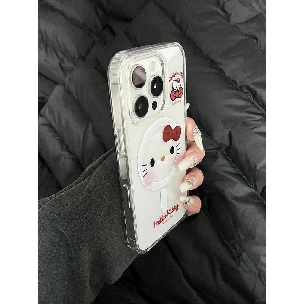 Magnetische Hülle mit Aussparungen für Apple iPhone 17 Pro Max, iPhone 16, iPhone 15, iPhone 13, iPhone 12 - Trendige Hartschale