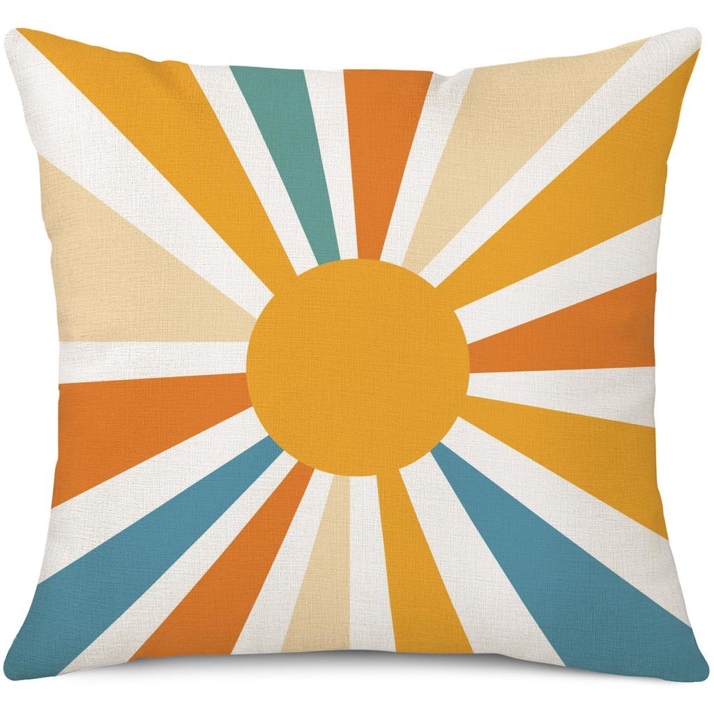 Printed Throw Pillow Case For Sofa Nordic Leaves Style Cushion Cover Pillow Case Home Decor 18 X 18 Inches