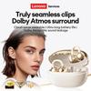 Original Lenovo RS103 Wireless Bluetooth 6.0 Ear Clip Earphones 360° Surround Sound Headphones Meetings Travel Exercise Headset