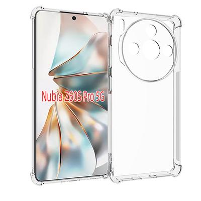 Airbag Stoßfest Telefon Fall Für ZTE Nubia Z60S Pro Klar Airbag Silikon TPU Rückseitige Abdeckung Für ZTE Z60s Pro Nubia Z50S Pro