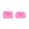 Silikonform Cartoon Kürbisform Lebensmittelqualität Form DIY Backwerkzeuge für Pudding Eis Kuchen Handgemachte Seife(Rosa )