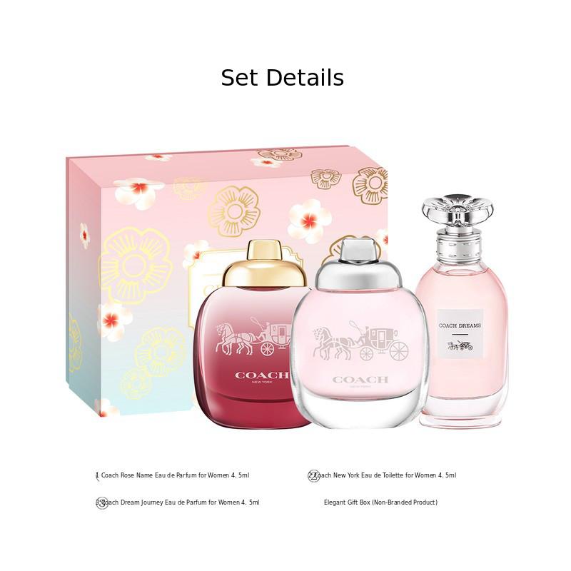 COACH Perfume Q fragrance/perfume experience pack New York Eau de Parfum/New York Eau de Toilette/In the Name of Love/Flower Combination 1