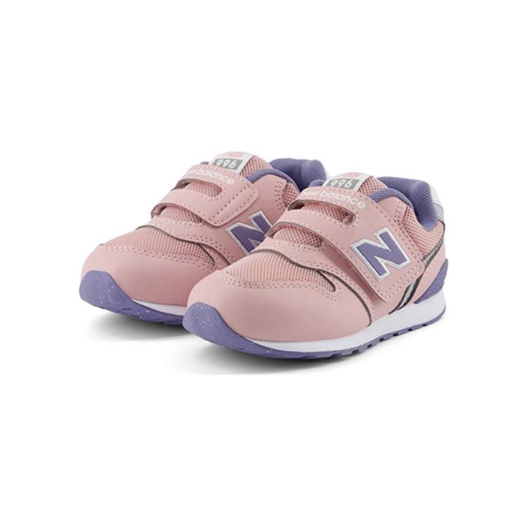 New Balance Nb 996 Sports Casual Shock Absorbing Durable Low Top Walking Shoes Baby Sneaker Gray Pink IZ996EC3
