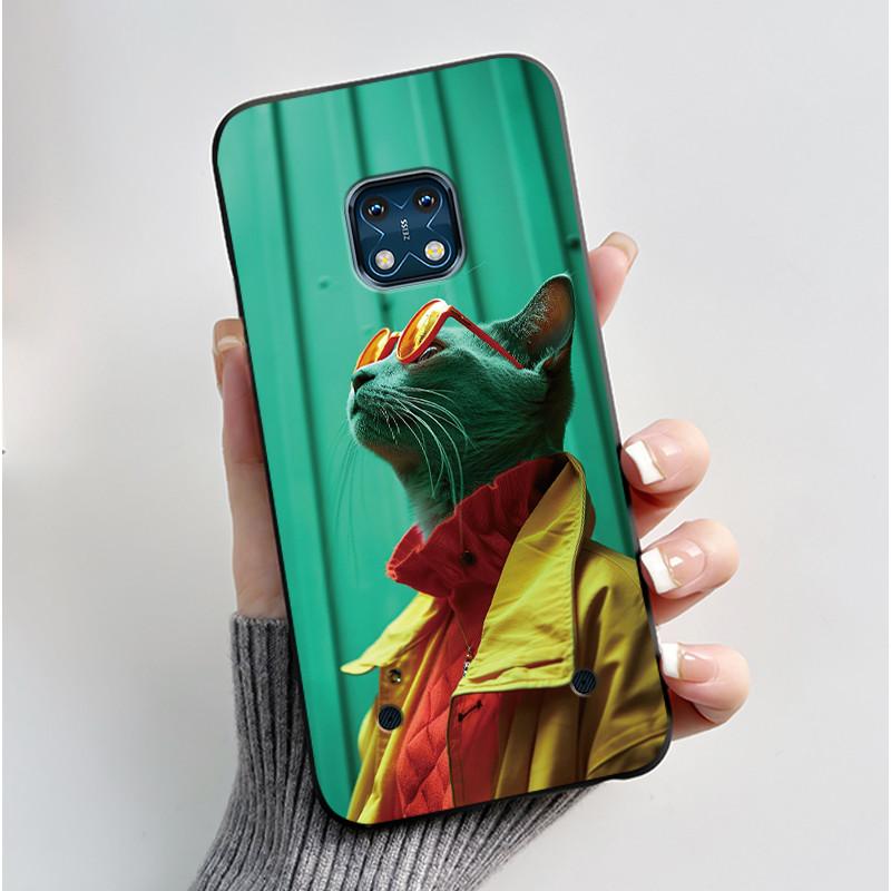 Cute Case For Nokia XR20 Coque Capa Printing Shell Protective Cover Soft Silicone Cartoon Phone Casing Fundas