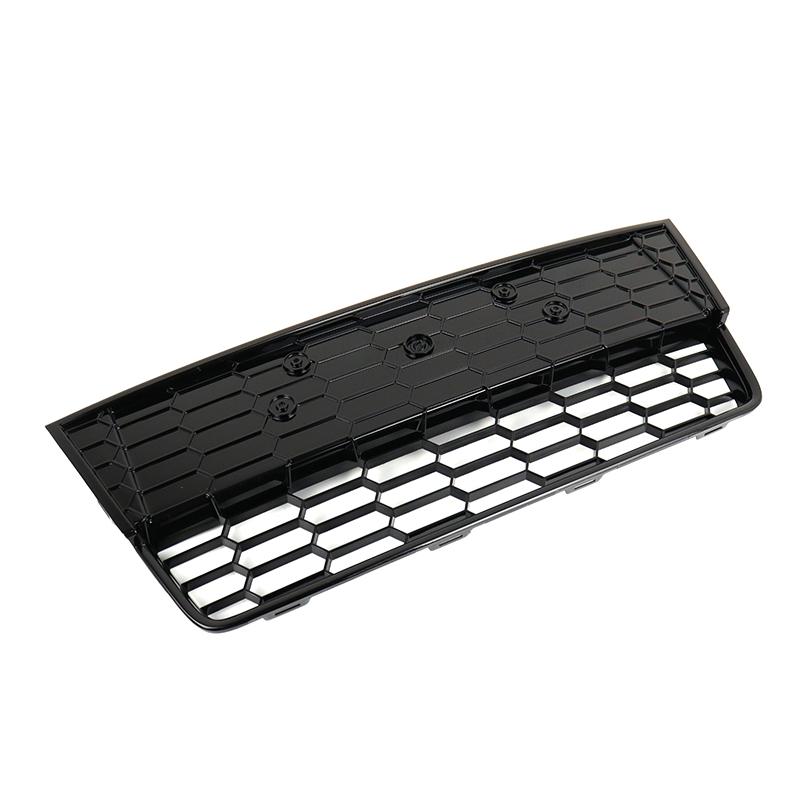 Car Accessories For Ford Focus 2012 2013 2014 Front Bumper Lower Grille Racing Grille Grills Honeycomb Glossy Matte Black Mesh