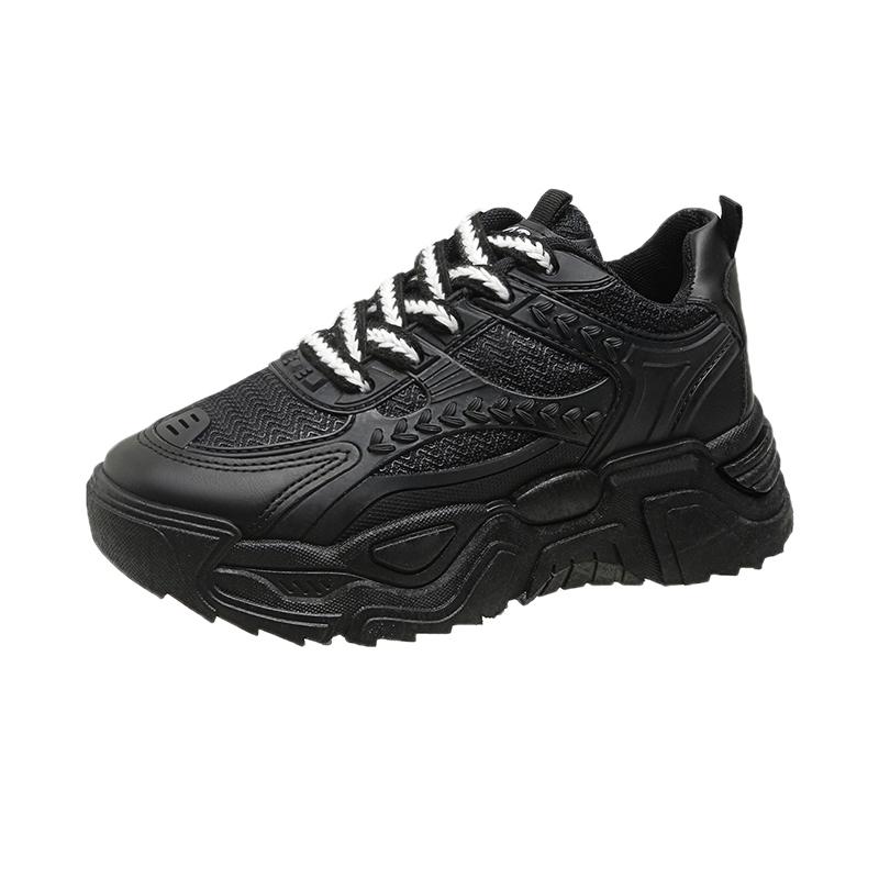 

Зимняя мода противоскользящие женские дизайнерские кроссовки сохраняют тепло женская повседневная обувь увеличивающая рост модель для девочек спортивная обувь на платформе 35