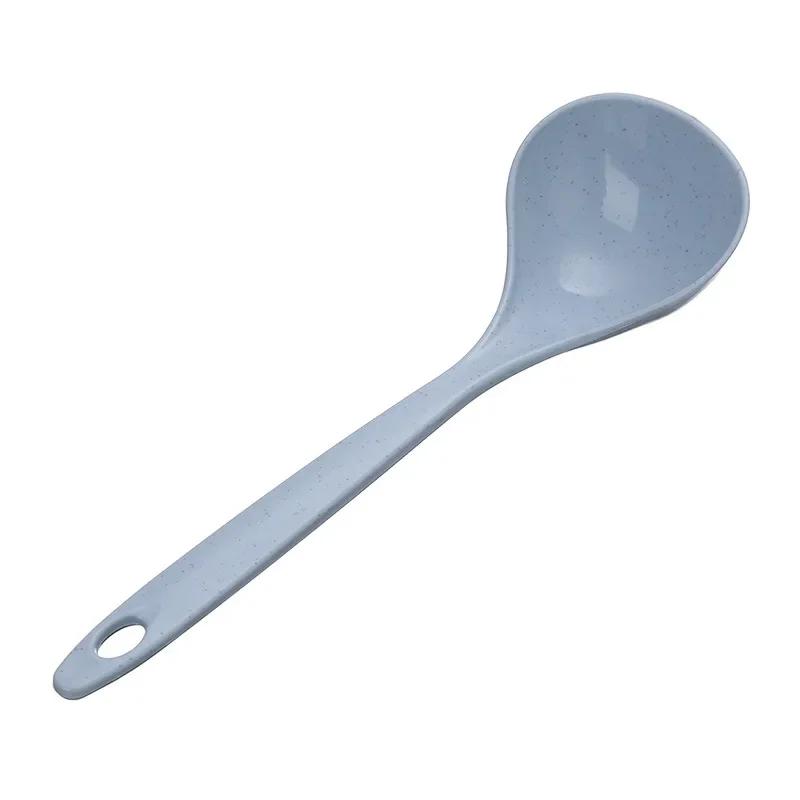 Soup Spoon Ladle Silicone Pot Spoons With Long Handle Spoon Home Strainer Cooking Colander Utensils Kitchen Scoop Tableware Hot
