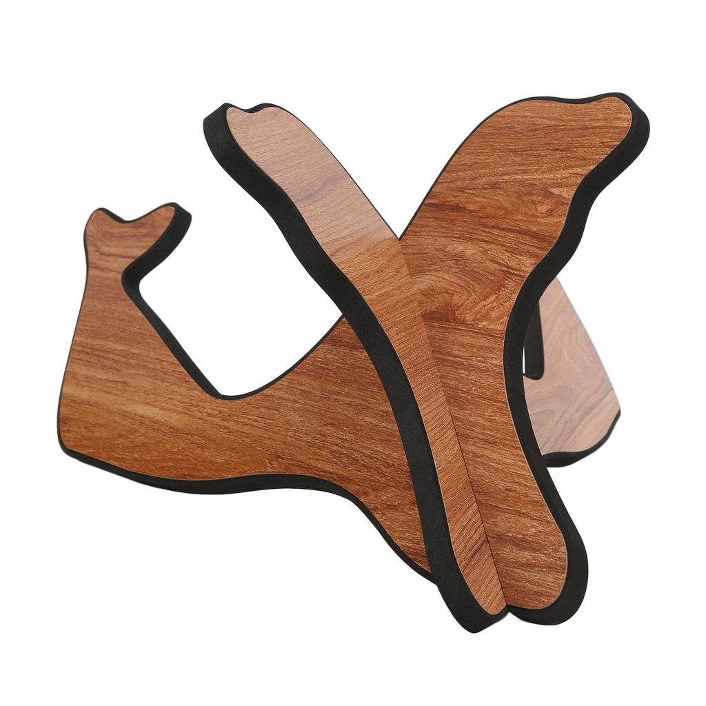 Ukulelenständer Holz Abnehmbare Gitarren-Ausstellungsständer Tragbarer Saiteninstrument-Halter Gelb