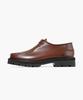 Firenze Atelier [Vibram] Casual Commando Sole Leather Mock Shoes 9008 [Wine Brown]