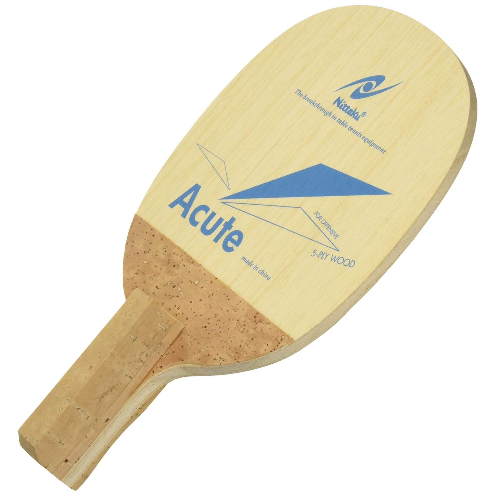 Used New Nittaku Table Tennis Racket Akyuto R (Pen) NE6682