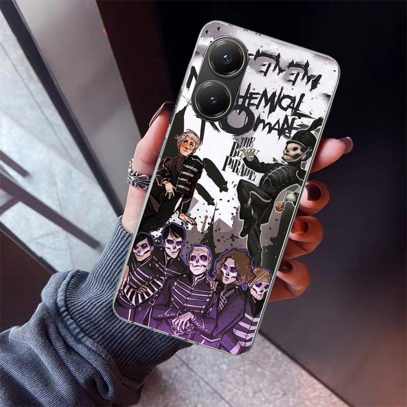My Chemical Romance MCR Phone Case For Xiaomi Poco X5 X6 X7 Pro F7 Ultra M7 Redmi 15C 15 13C 13 12C 12 10 10C 10A 9 9C 9T 9A Cov