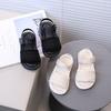 New Children Summer Sandals Boys Girls Fashion Pure Color Hook Sandals Baby Soft Breathable Shoes Kids Summer Beach Sandals