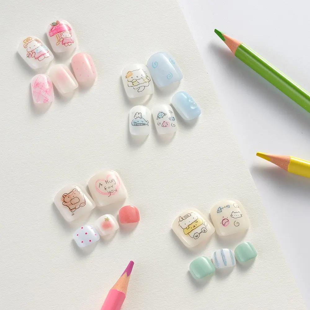 [NEW/Jang Won-young Pick] Desingdiva Magic Press Nail Salon Collaboration Nail