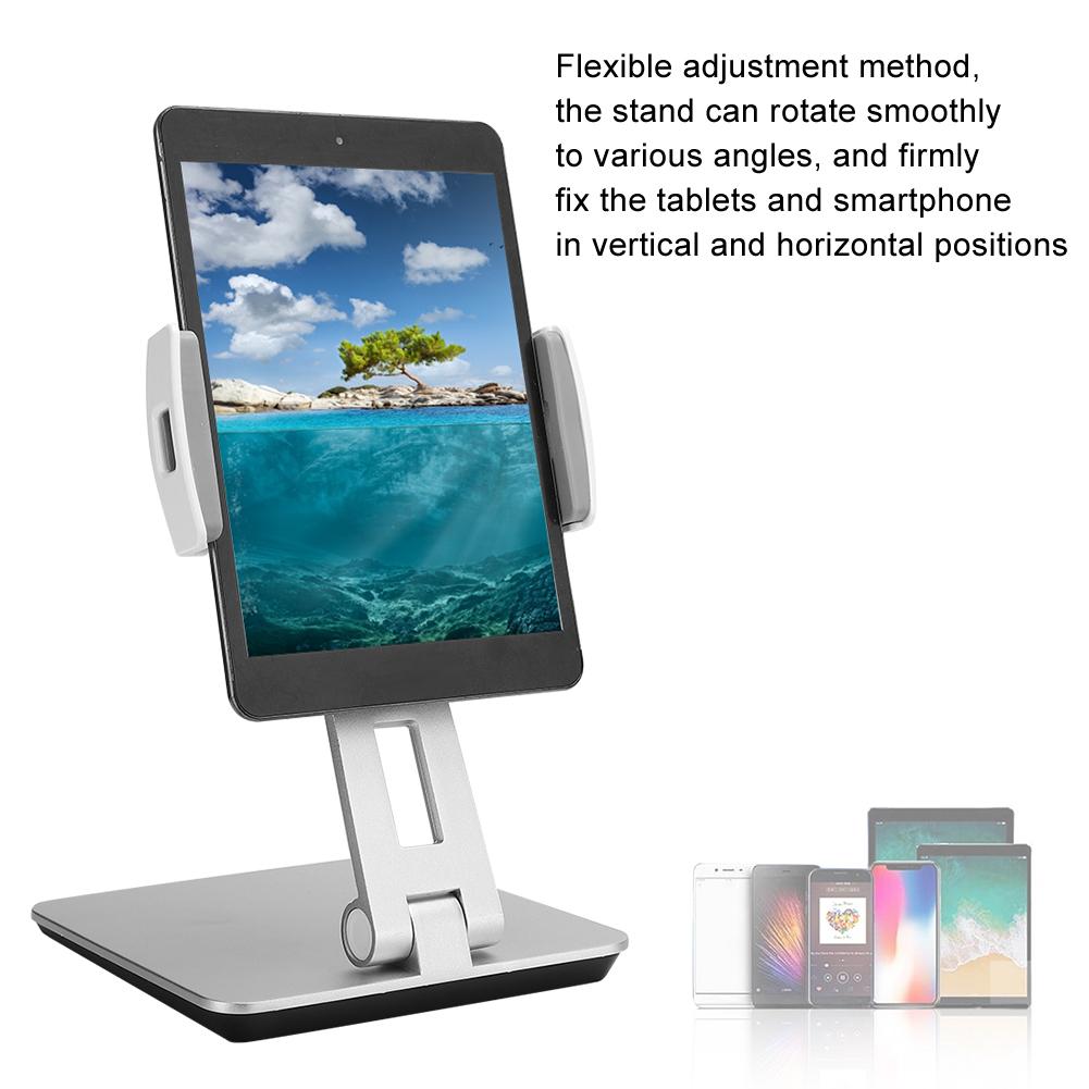 Universal Aluminium Alloy Tablet Stand Liftable Foldable Adjustable Support for 4 14in Tablets Smartphones