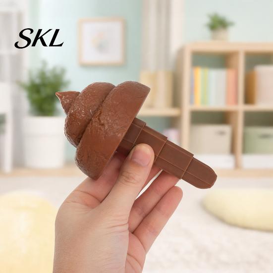 Hilarious Prank Gifts Poop Ornament Transforming Fidget Swords, Funny Retractable Fake Knife Toy, Novelty Stress Relief Toys Gag Gift for Pranks