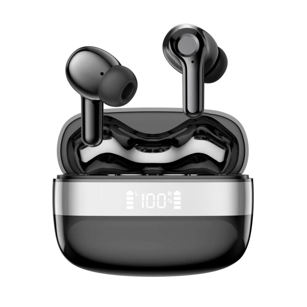 Bluetooth Wireless 2025 Latest Bluetooth Earphones with EDR Bluetooth Karuna Automatic Instant Touch Perfect for and Web Conferencing Earphones,