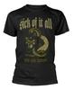 Unisex Shirt Cotton Oversize Large Size Negra «panther» De Sick Of It All Nueva