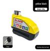 Blocca Disco Freno Antifurto Universale per Auto, Moto e Biciclette con Sistema di Allarme