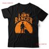 The Lawn Ranger T Shirt Gardening Gardener Mower Country Cowboy Grass Vintage Washed Soft Stylish Stretched Homme Versatile