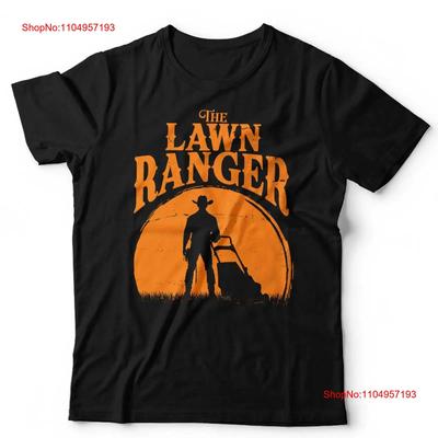 Das Rasen-Ranger T-Shirt Gartenarbeit Gärtner Rasenmäher Land Cowboy Gras vintage Gewaschen Weich Stilvoll Dehnbar homme Vielseitig