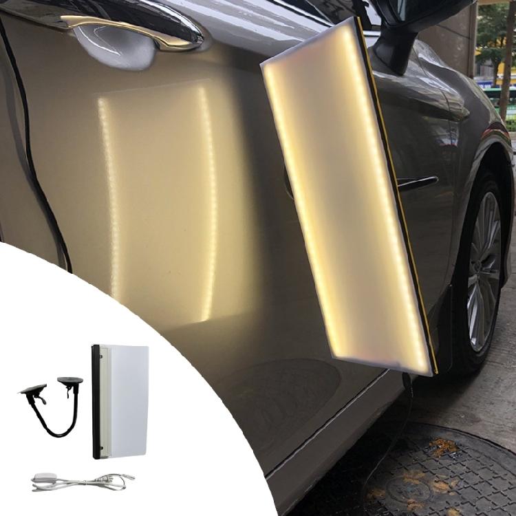 Outil d'inspection, de réparation, de retrait, de vérification de bosses de véhicule, panneau LED à lignes réfléchissantes, pour techniciens d'atelier