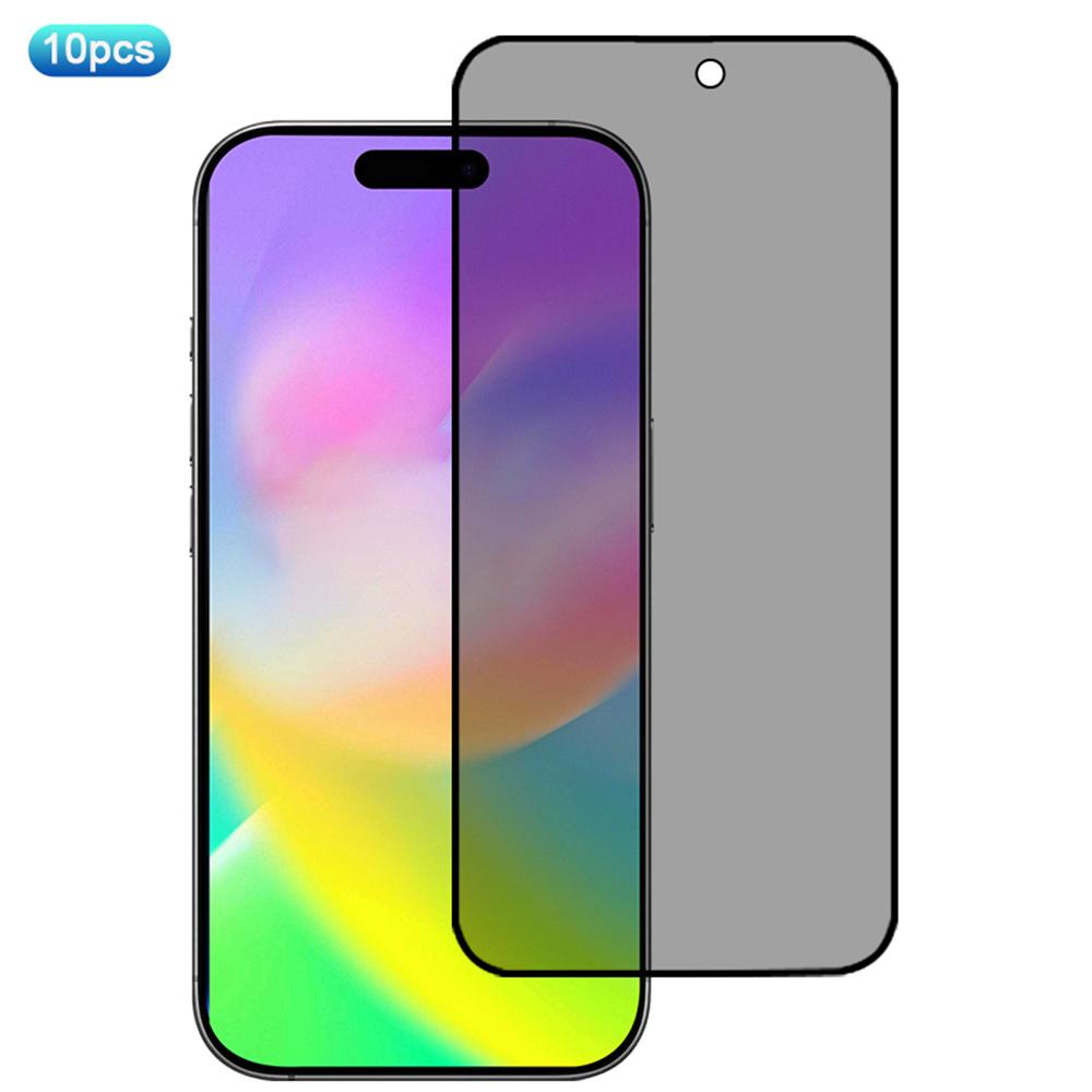 10Pcs/Pack For iPhone 17 Pro Screen Protector 28-Degree Anti Spy 2.5D Silk Printing Film
