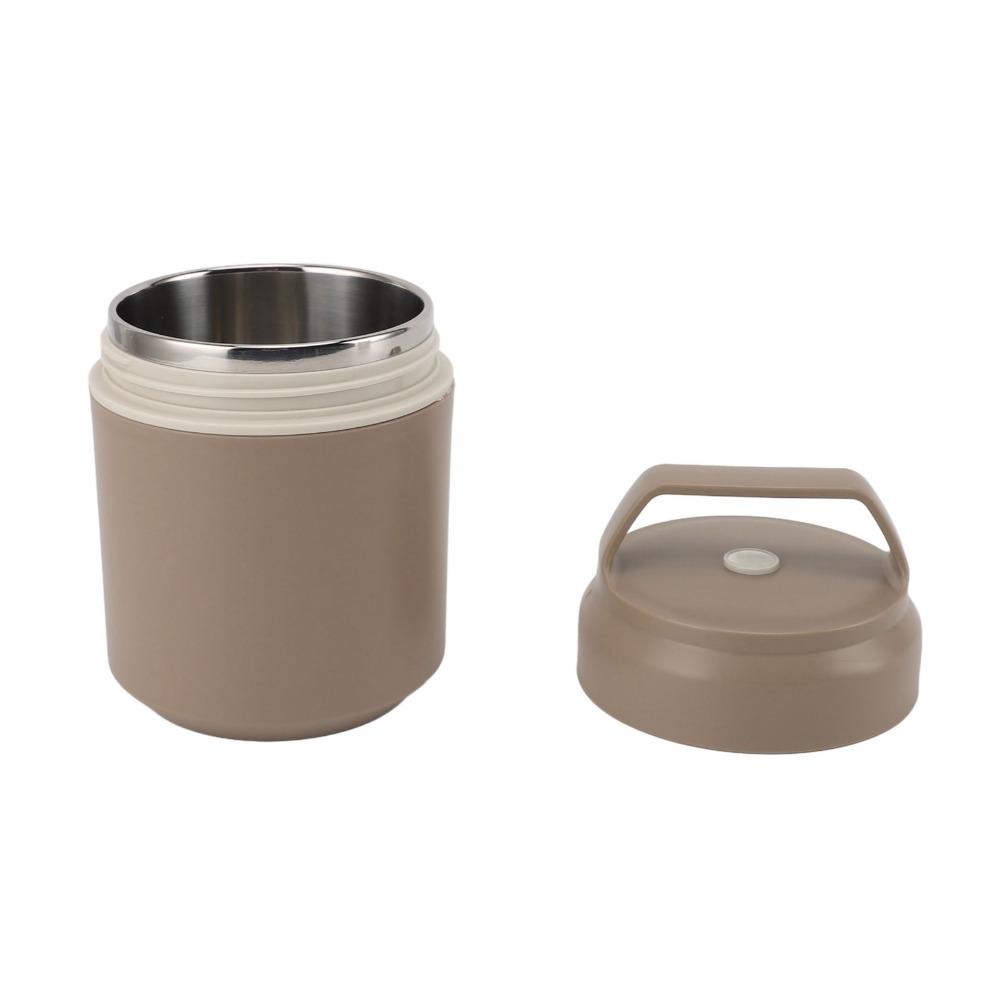 304 Stainless Steel Round Lunch Container 420ml Portable Lunch Box  For Travel