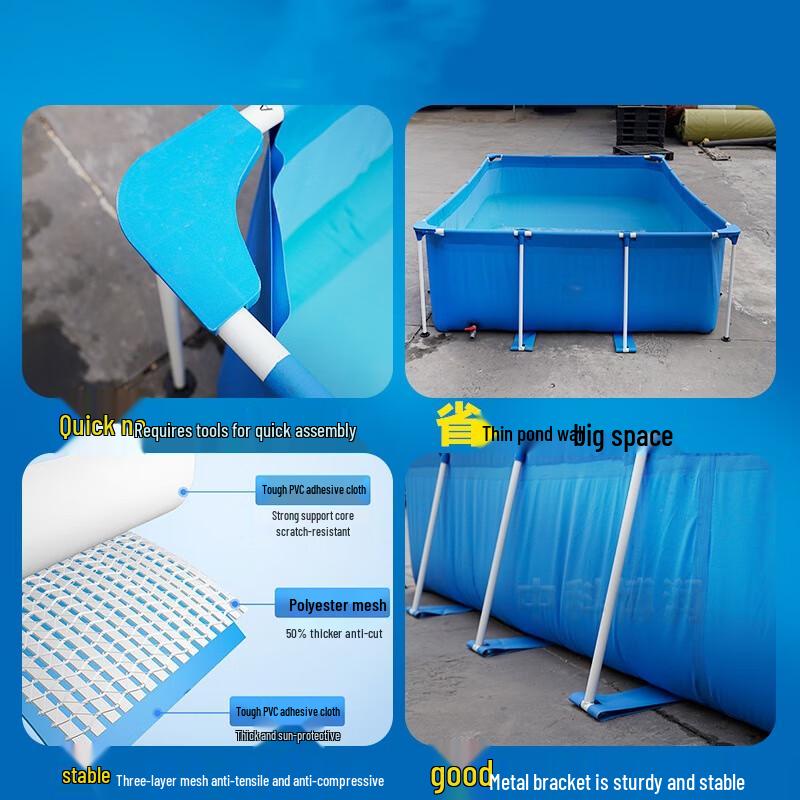 ZOKE Foldable Outdoor Kids Swimming Pool