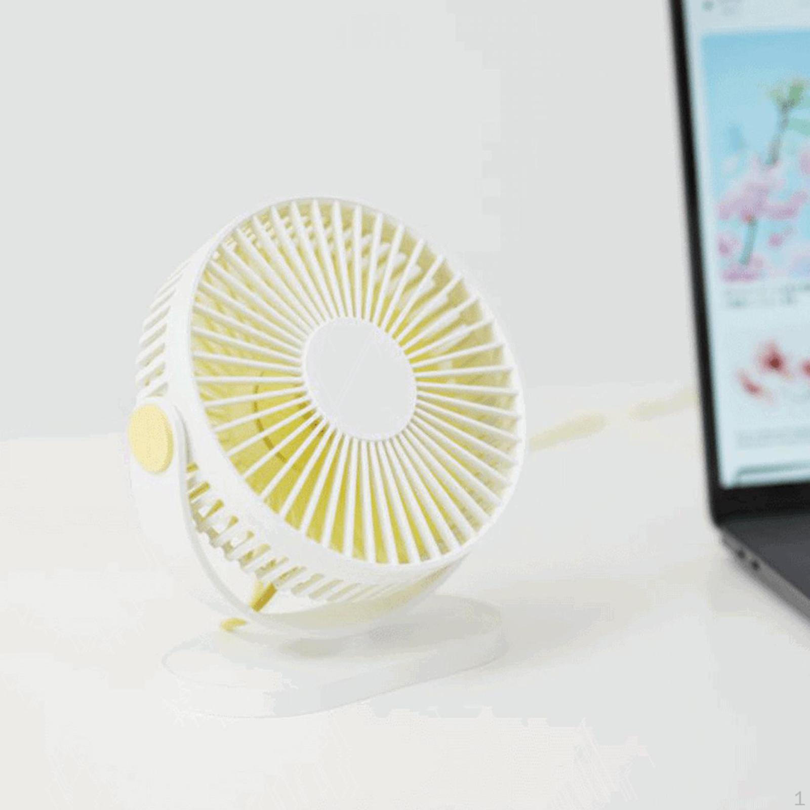 Compact USB Desk Fan Personal Cooling for Travel Outdoor