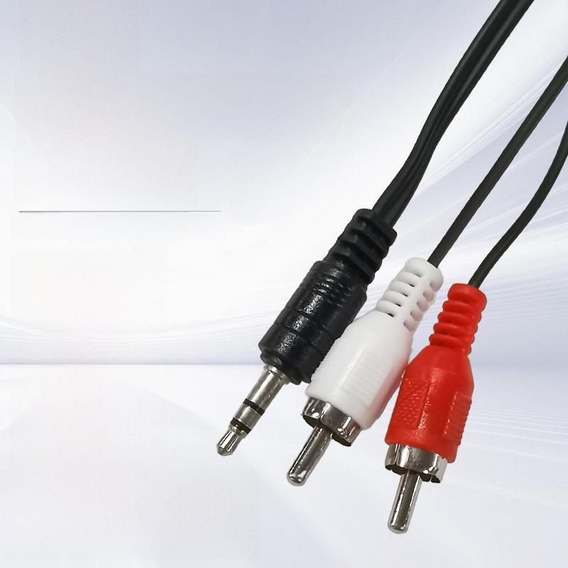 

Аудиокабель 3,5 мм - Dual RCA длиной 5 м для ТВ, AUX, наушников, колонок 1 meter