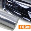 1Pc 30*100cm Light Black Car Headlight Light Cover Tint Sticker Film Accessories