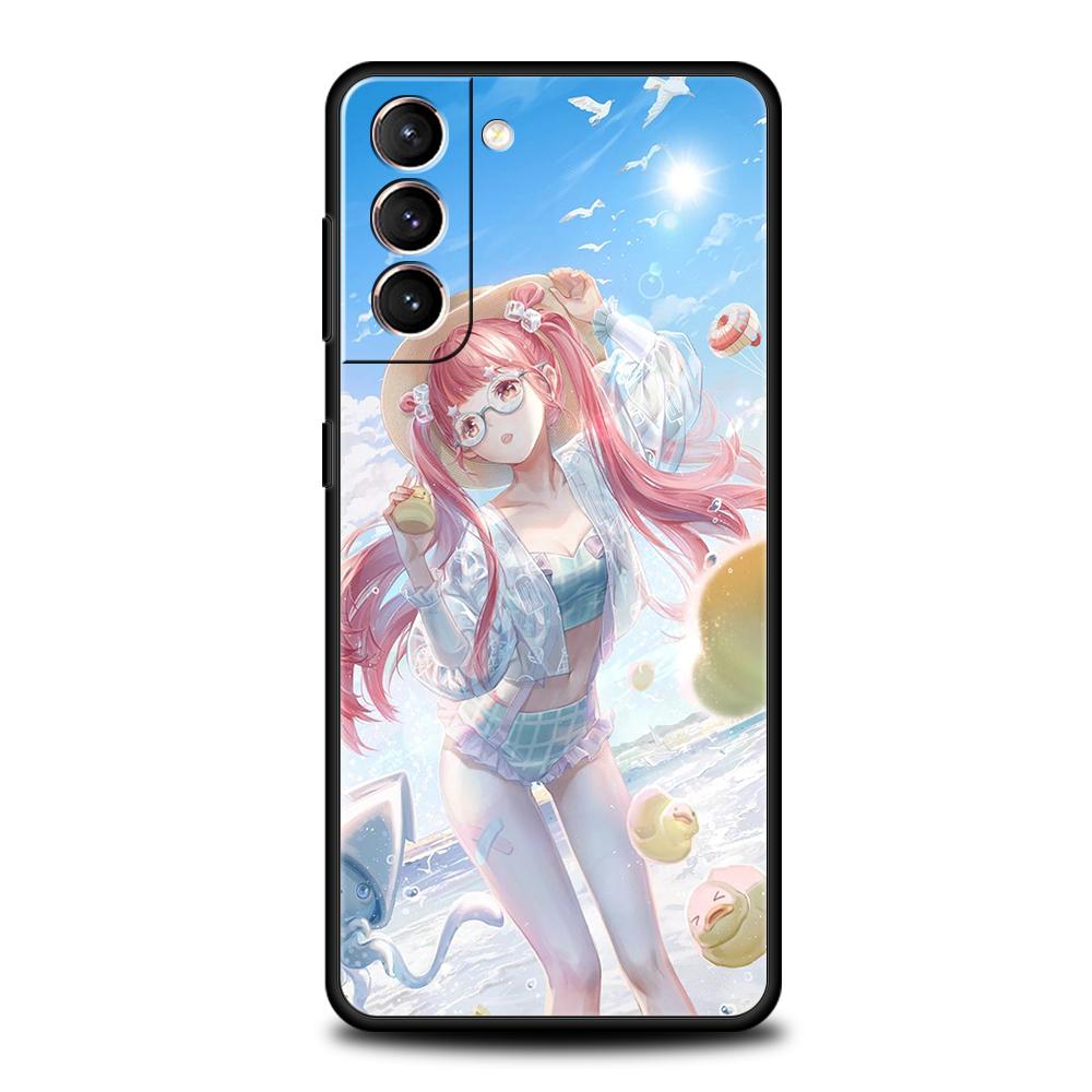 

Літній Сексуальний Аніме Дівчина Чохол для Samsung Galaxy S24 S23 S22 S20 S21 FE Ultra S24 S23 S10 S10E S9 S8 Plus 5G Силіконовий Чохол для Телефона for samsung m31