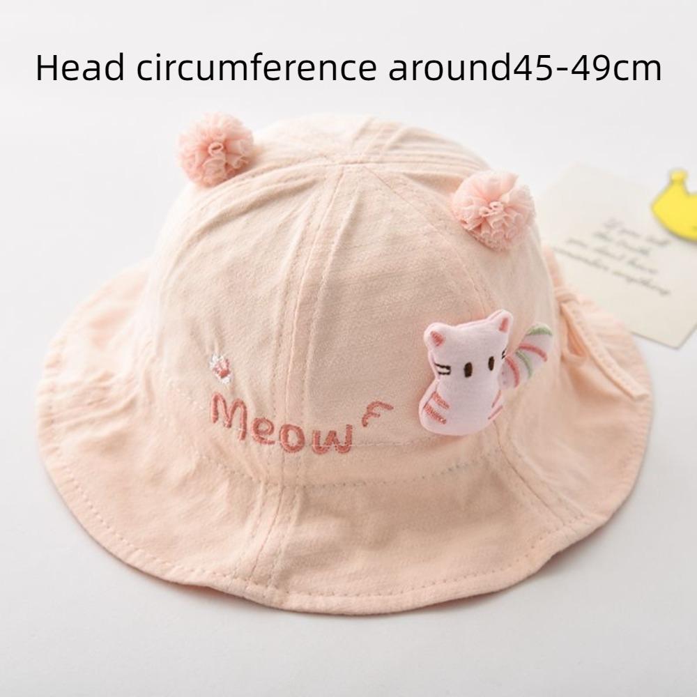 Cartoon Baumwollkappe Weicher Sonnenschutzhut Bequemer Fischerhut