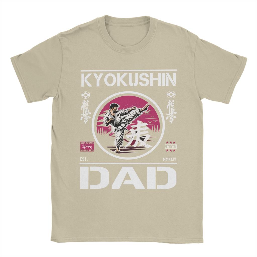 Kyokushin Karate Dad T Shirt Summer  Harajuku TShirts 100 Cotton ONeck 4XL 5XL 6XL Clothing Short Sleeve Vintage Tops