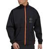 Adidas Jackets Men's Black Stand Collar Moderate Workwear GU1756