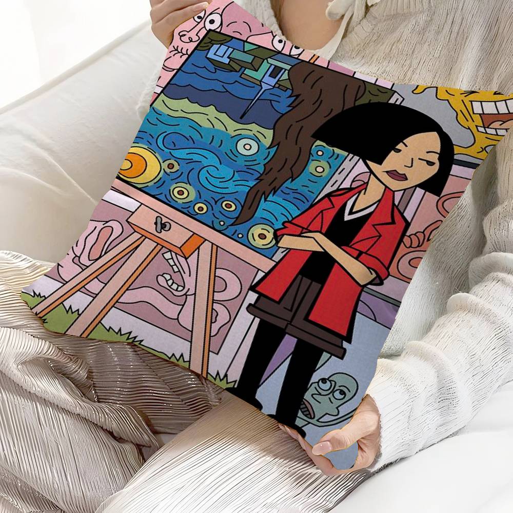 Anime D-Daria Pillow Cover Sofa Cushion Cover Home Room Decoration Children Gift