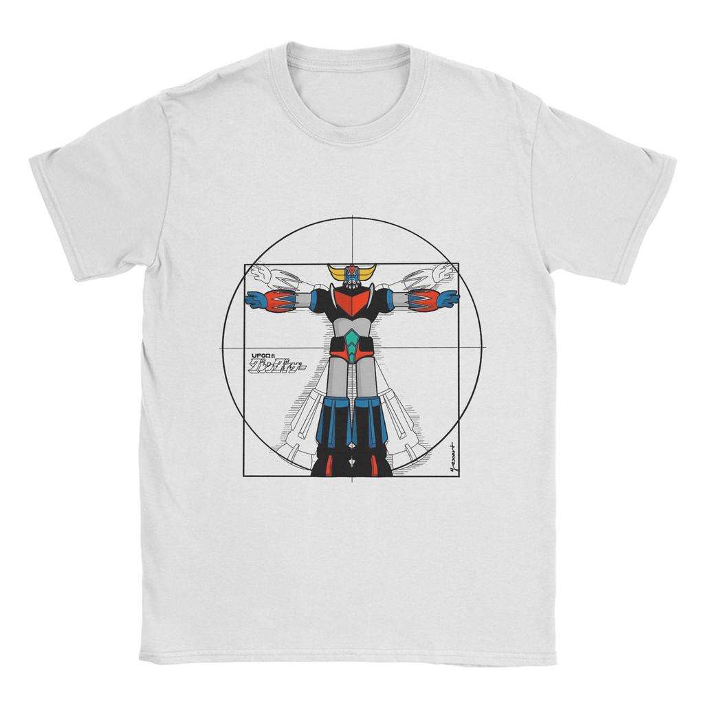 Vintage T-Shirt Summer Goldoraks    Popular T Shirts UFO Robot  Cotton Tshirt for Male Y2K Fun Design Short Sleeve Tops