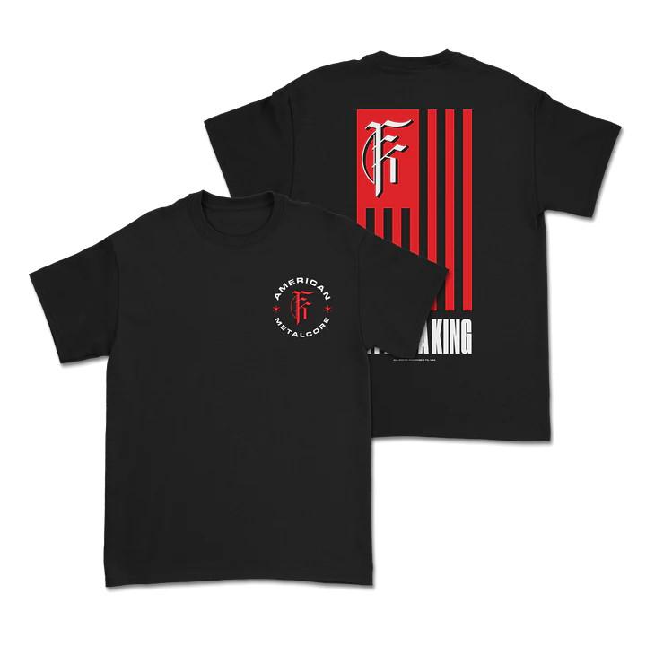 

2 Sides Fit For A King Band Flag Shirt Black Unisex S-5XL ND1445 Unisex T-Shirt XL