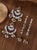 Bohemian Rhinestone Tassel Earrings - Ethnic Style, Retro, High-End Studs