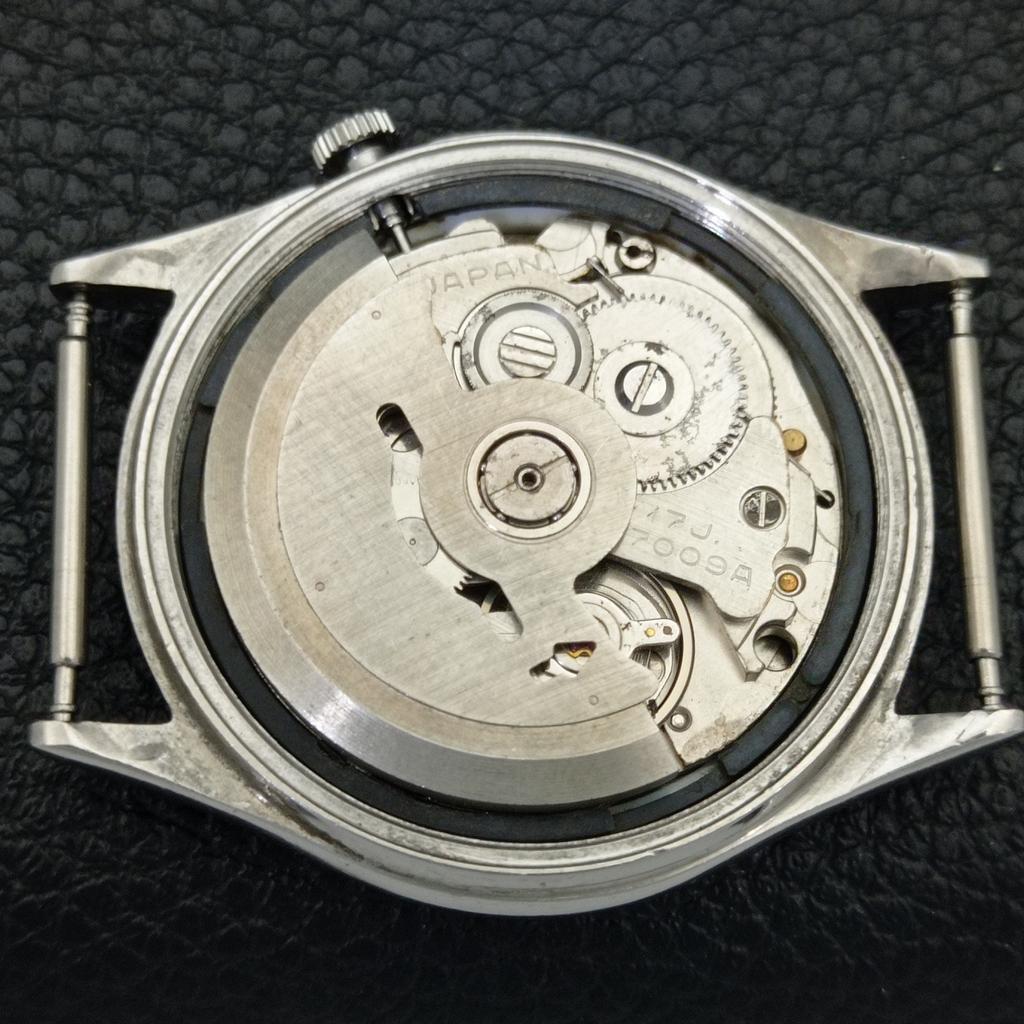 SEIKO 5 AUTOMATIC 7009A JAPAN MENS VINTAGE BLUE COLOR DIAL WATCH a701420-5 R206b-a701420