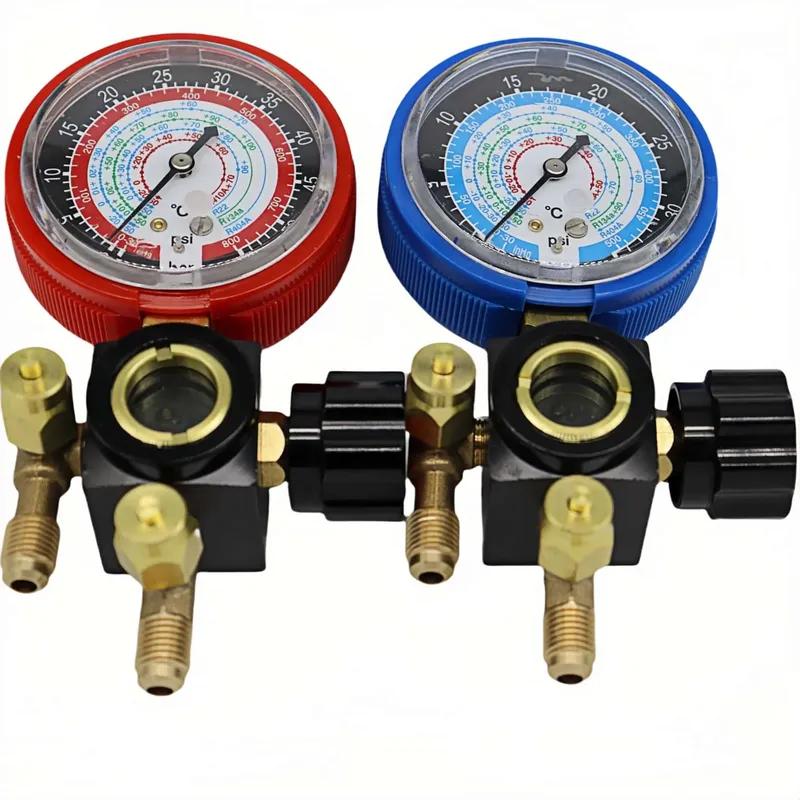 500-800psi pressure gauge, suitable for refrigerant pressure gauges of R410A, R22, R134A and R404A refrigeration systems